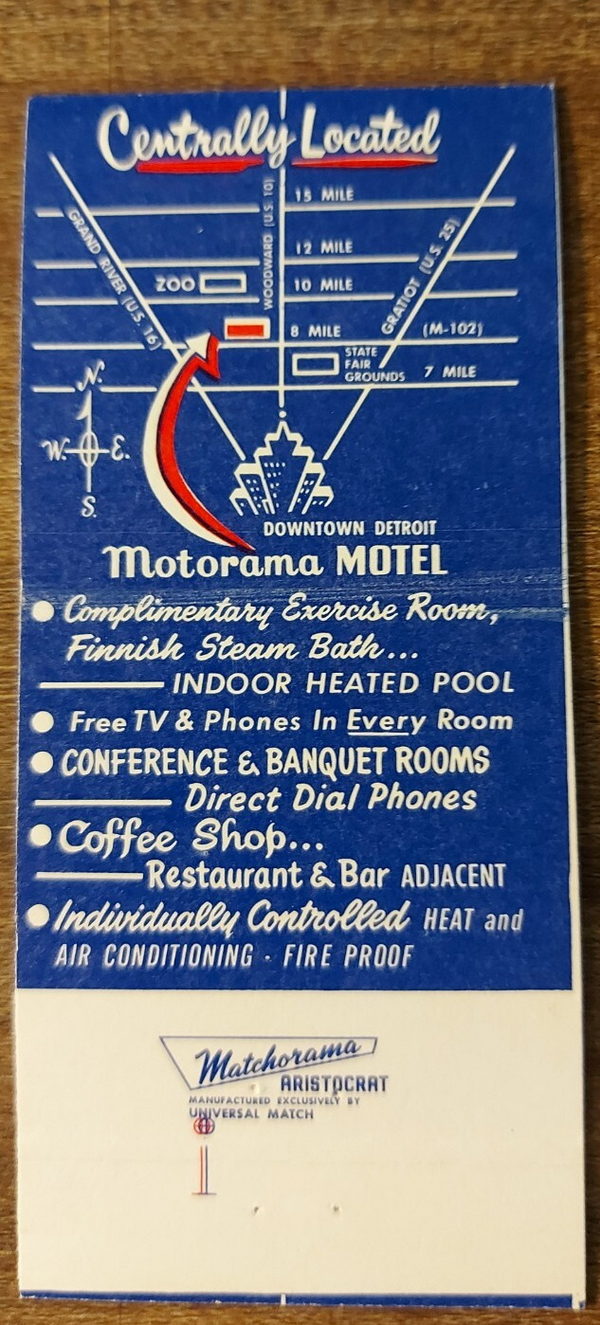 Motorama Motel - Matchbook